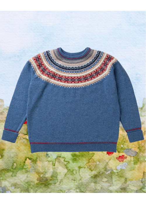 ERIBÉ | Alpine Breeze Sweater | Blue Morning